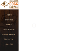 Tablet Screenshot of beardeddogglounge.com